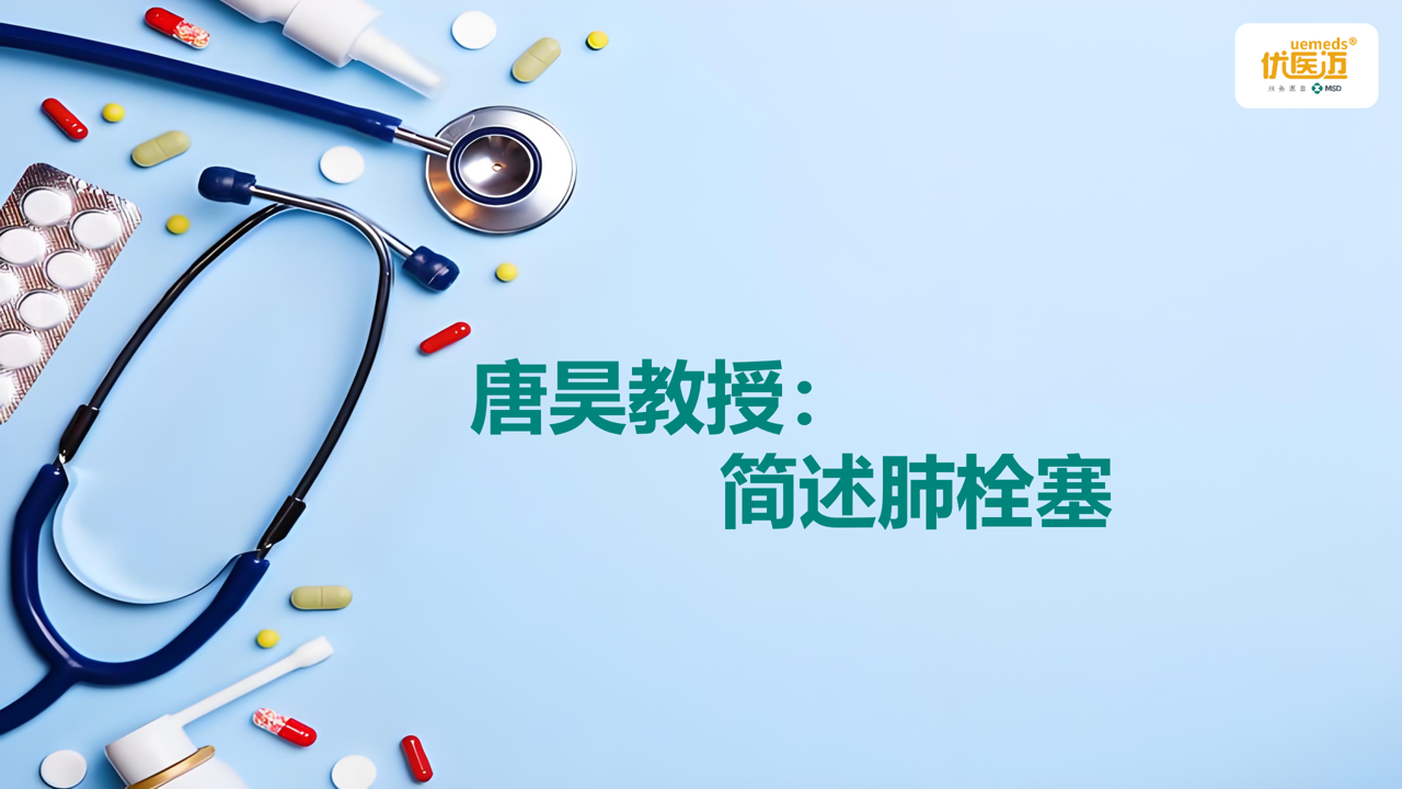 唐昊教授：简述肺栓塞缩略图