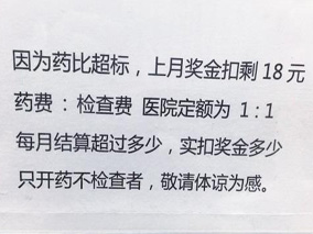 只开药的患者被劝退 医生：被扣奖金很无奈！缩略图